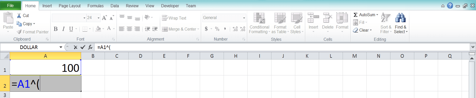 Cara Menghitung Akar di Excel Beserta Berbagai Rumus dan Fungsinya - Screenshot Langkah 1-2
