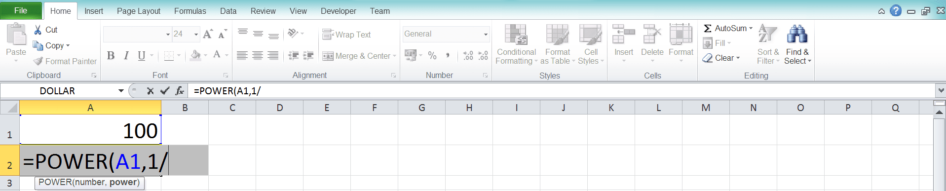 Cara Menghitung Akar di Excel Beserta Berbagai Rumus dan Fungsinya - Screenshot Langkah 2-4