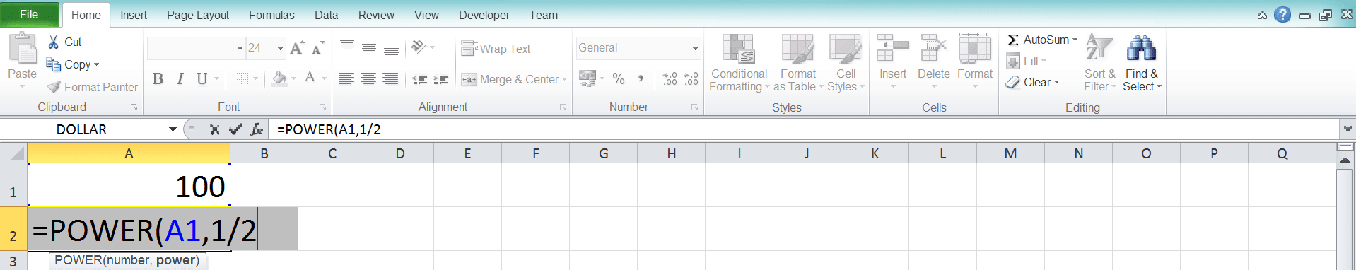 Cara Menghitung Akar di Excel Beserta Berbagai Rumus dan Fungsinya - Screenshot Langkah 2-5