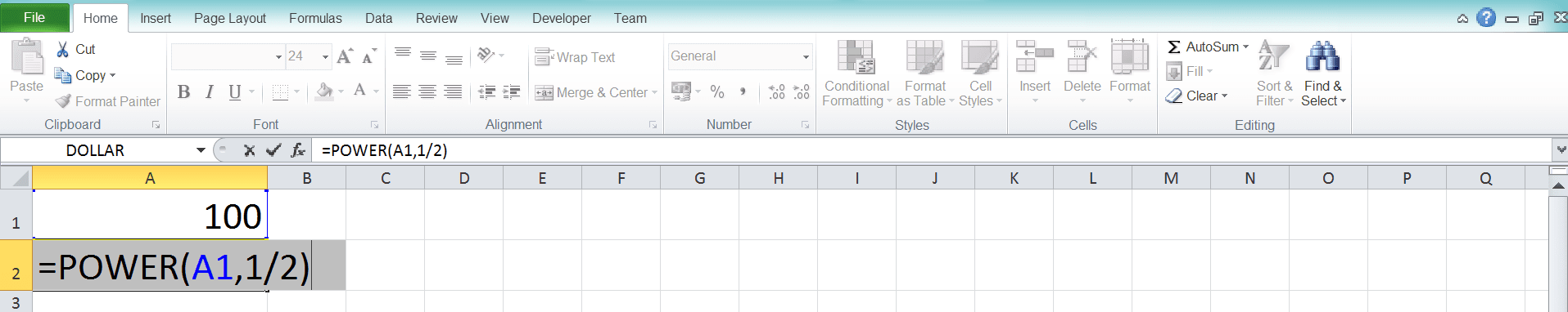 Cara Menghitung Akar di Excel Beserta Berbagai Rumus dan Fungsinya - Screenshot Langkah 2-6