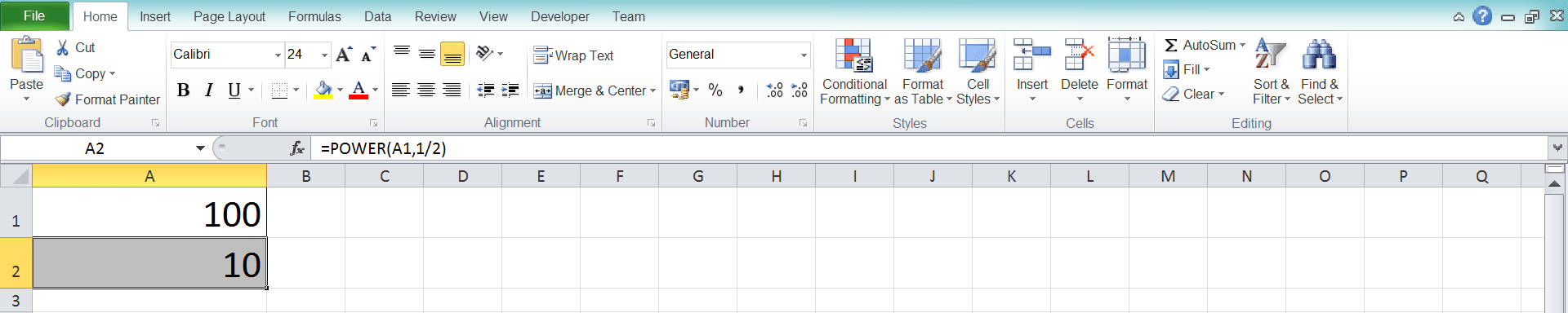 Cara Menghitung Akar di Excel Beserta Berbagai Rumus dan Fungsinya - Screenshot Langkah 2-8