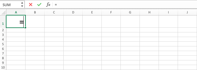 Fungsi ADDRESS Pada Excel - Screenshot Langkah 1