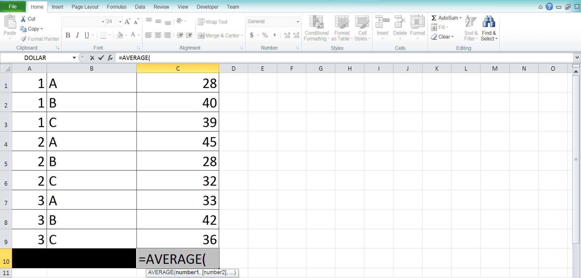 Rumus AVERAGE Excel Adalah; Fungsi, Contoh, dan Cara Menggunakannya - Screenshot Langkah 2