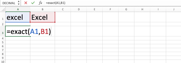Cara Menggunakan Rumus EXACT Excel: Fungsi, Contoh, dan Langkah Penulisan - Screenshot Langkah 5