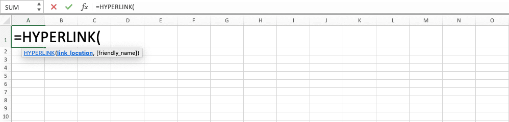 Cara Menggunakan Rumus HYPERLINK Excel - Screenshot Langkah 2