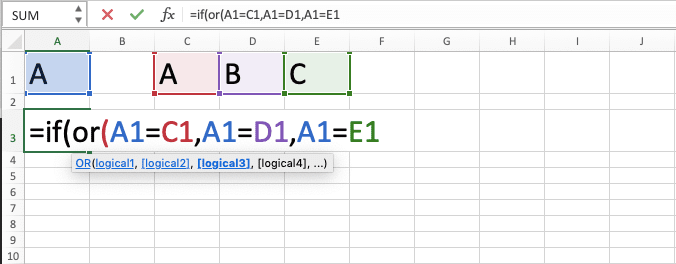 Cara Mengkombinasikan Rumus IF OR di Excel - Screenshot Langkah 4