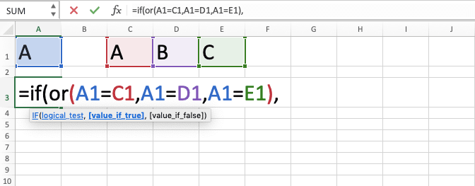 Cara Mengkombinasikan Rumus IF OR di Excel - Screenshot Langkah 5