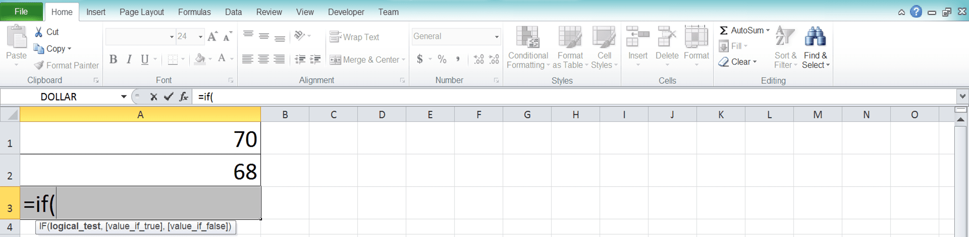 Fungsi/Rumus IF Excel: Kegunaan, Contoh, dan Cara Menggunakan - Screenshot Langkah 2