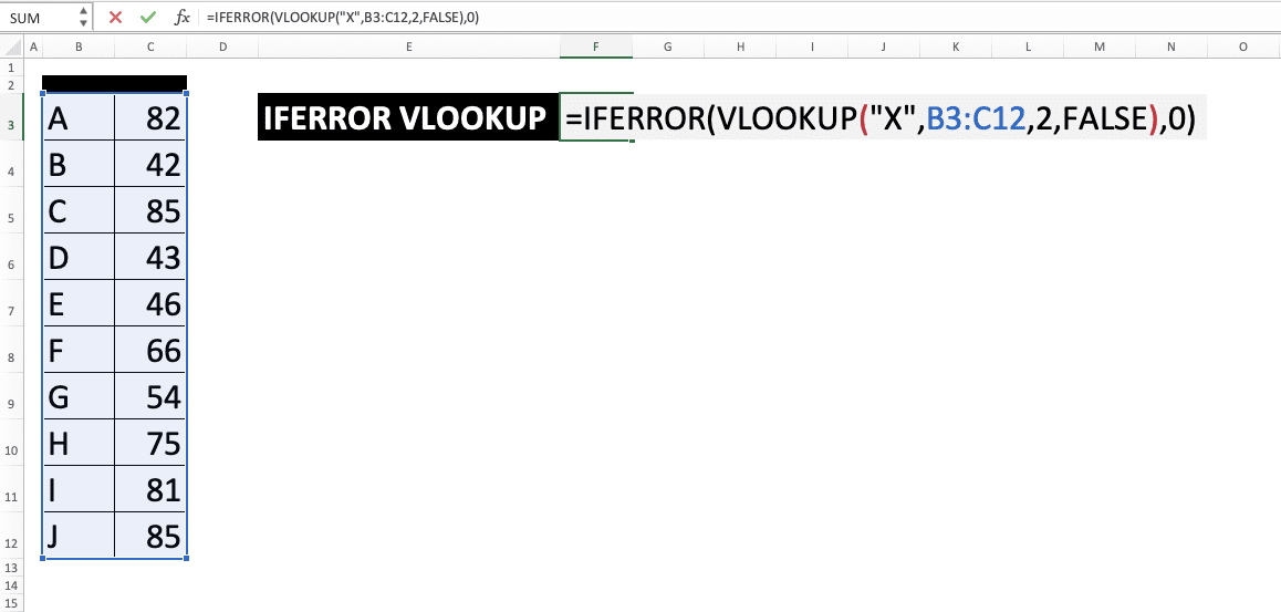 Penggunaan Kombinasi IFERROR VLOOKUP di Excel - Screenshot Langkah 10