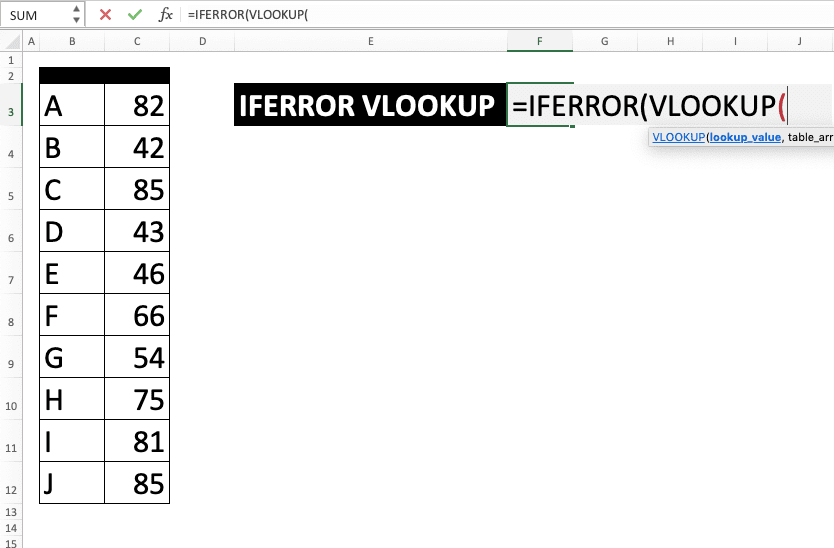 Penggunaan Kombinasi IFERROR VLOOKUP di Excel - Screenshot Langkah 3