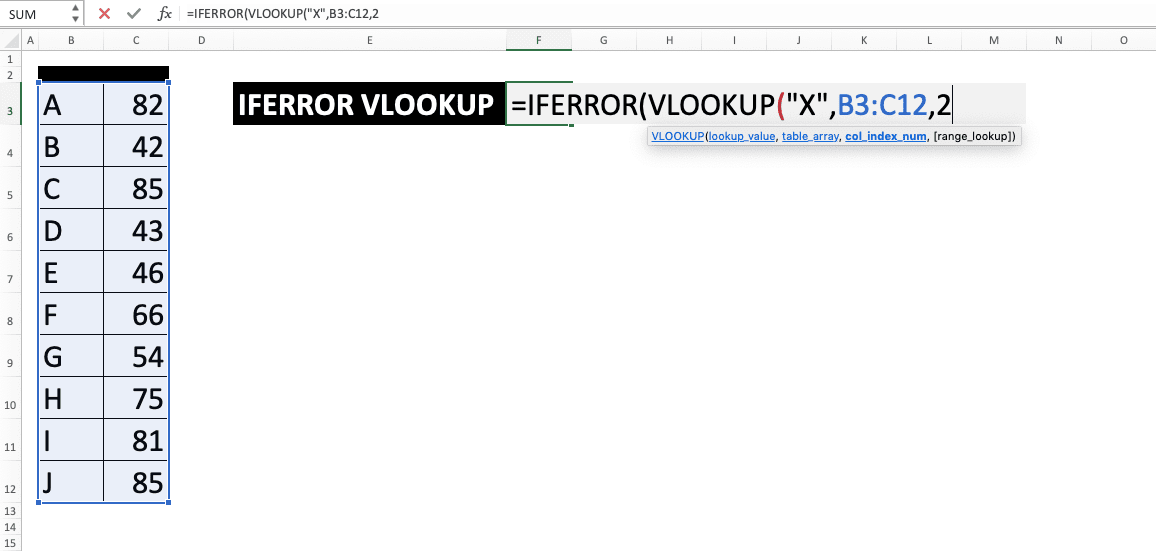 Penggunaan Kombinasi IFERROR VLOOKUP di Excel - Screenshot Langkah 6