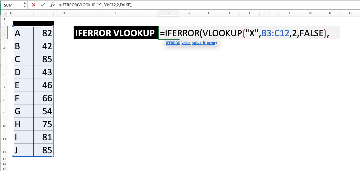 Penggunaan Kombinasi IFERROR VLOOKUP di Excel - Screenshot Langkah 8