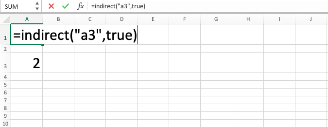 Rumus INDIRECT Excel - Screenshot Langkah 5