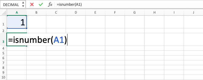 Rumus ISNUMBER Excel - Screenshot Langkah 4