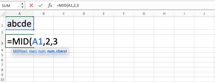 Cara Menggunakan Rumus MID Excel: Fungsi, Contoh, dan Langkah Penulisannya - Screenshot Langkah 5