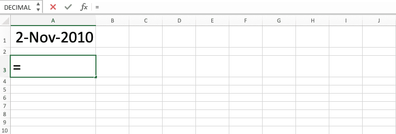 Cara Menggunakan Rumus MONTH Excel: Fungsi, Contoh, dan Langkah Penulisan - Screenshot Langkah 1