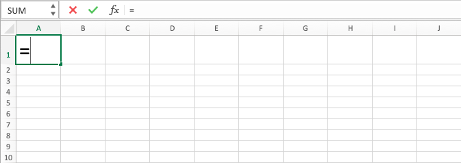 Fungsi NOW Pada Excel - Screenshot Langkah 1