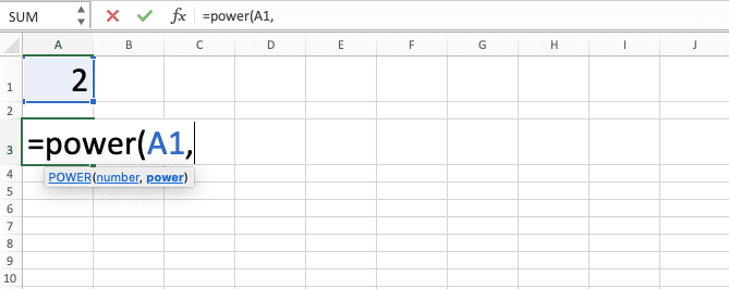 Cara Menggunakan Rumus POWER Excel: Fungsi, Contoh, dan Langkah Penulisan - Screenshot Langkah 3