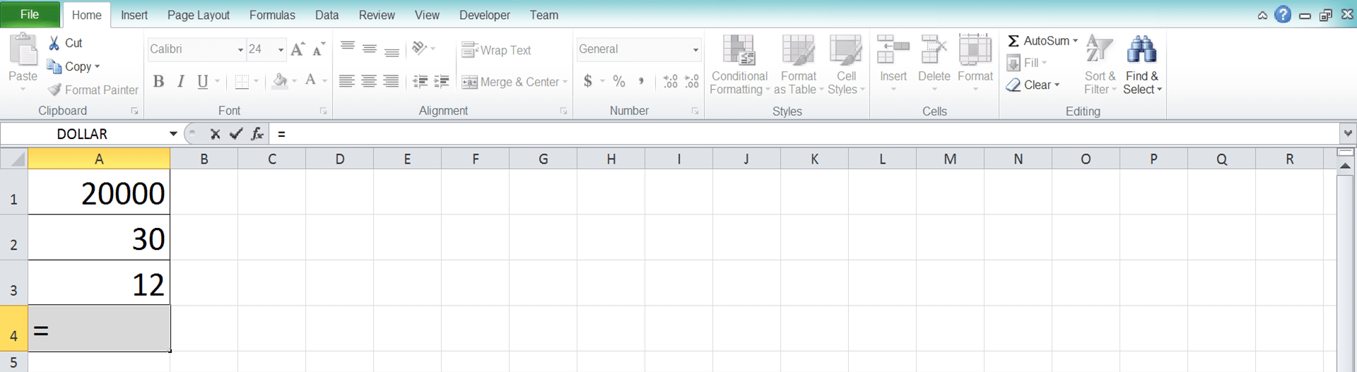 Cara Menggunakan Rumus PRODUCT Excel: Fungsi, Contoh, dan Langkah Penulisan - Screenshot Langkah 1