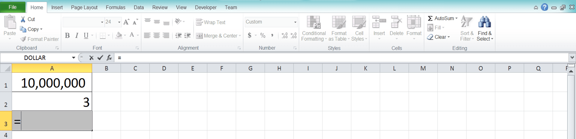 Cara Menggunakan Rumus QUOTIENT Excel: Fungsi, Contoh, dan Langkah Penulisan - Screenshot Langkah 1