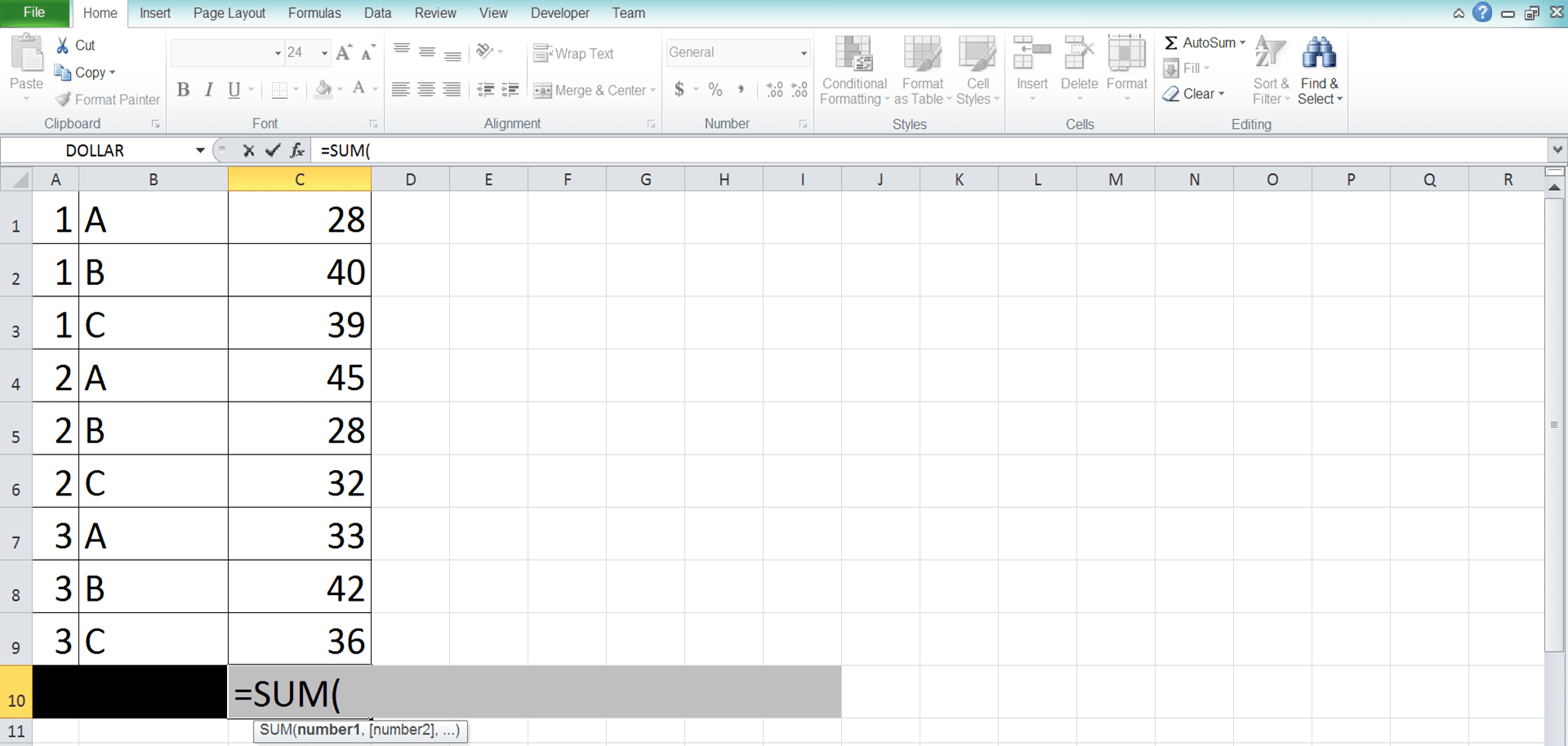 Rumus SUM Excel: Fungsi, Contoh, dan Cara Menggunakannya - Screenshot Langkah 2
