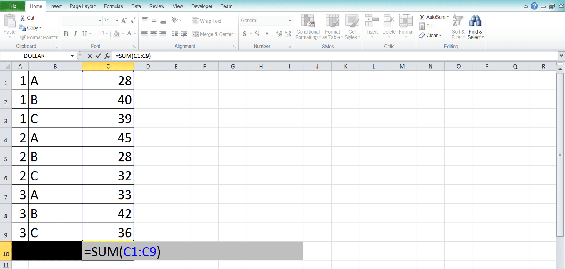 Rumus SUM Excel: Fungsi, Contoh, dan Cara Menggunakannya - Screenshot Langkah 4
