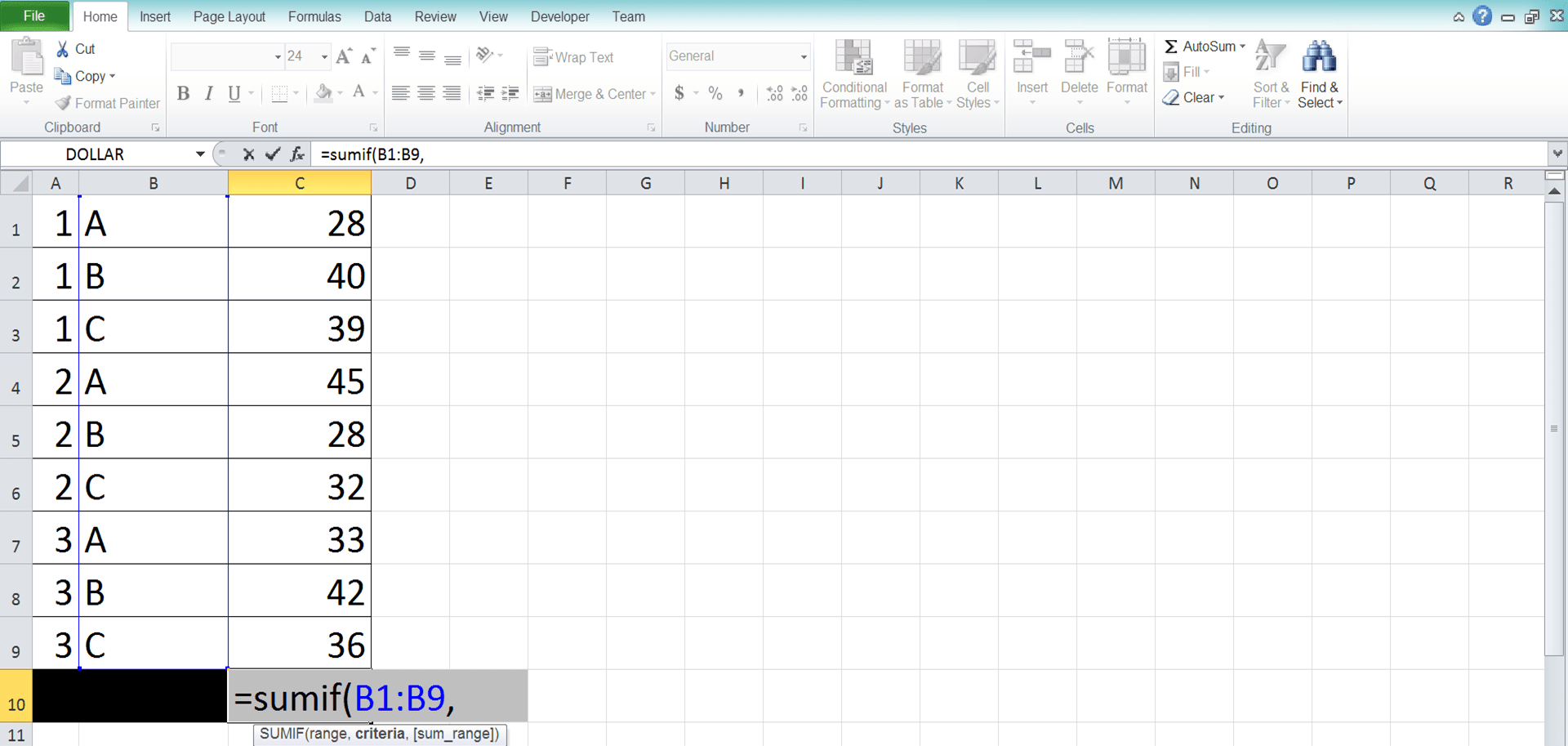 Cara Menggunakan Rumus SUMIF Excel: Fungsi, Contoh, dan Langkah Penulisan - Screenshot Langkah 3