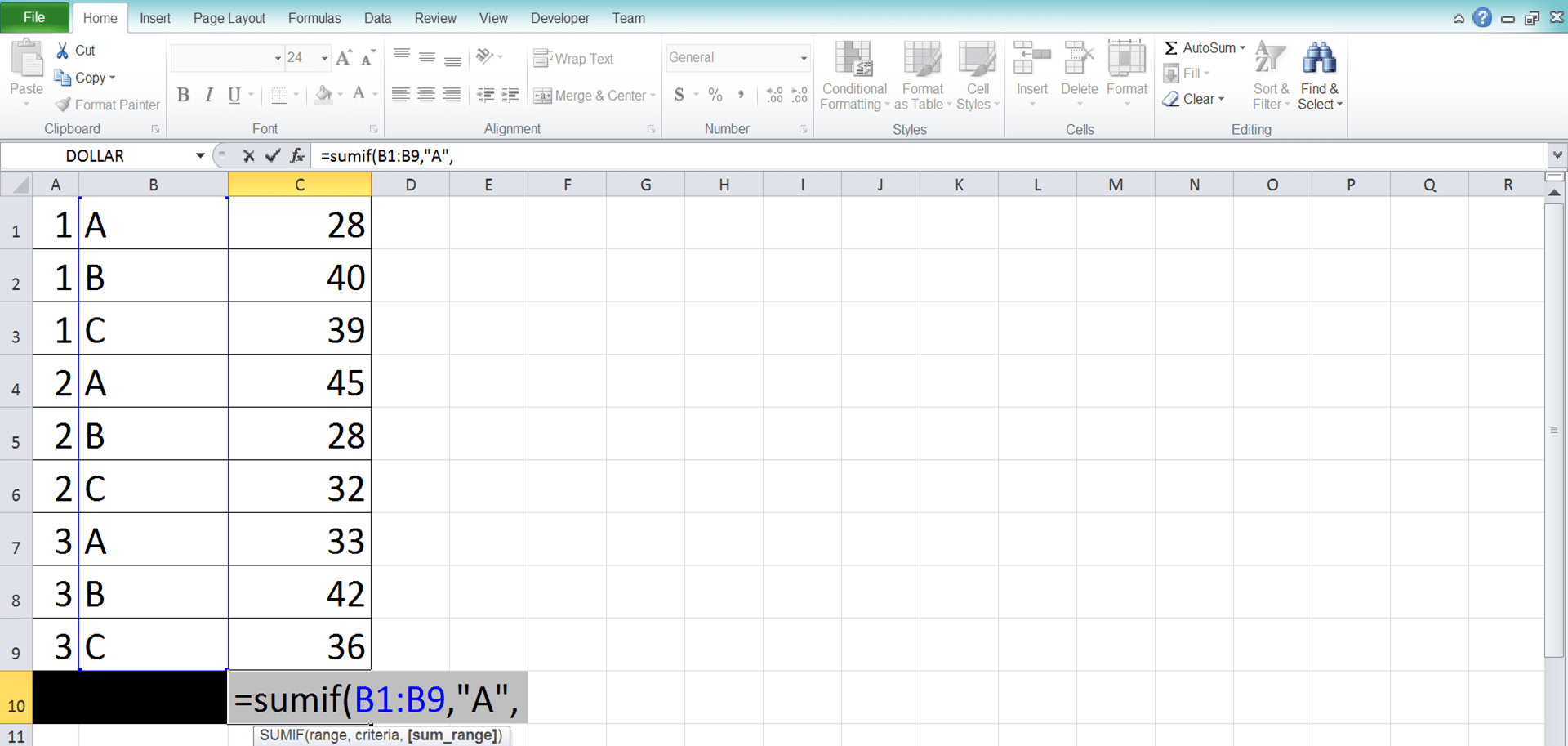 Cara Menggunakan Rumus SUMIF Excel: Fungsi, Contoh, dan Langkah Penulisan - Screenshot Langkah 4