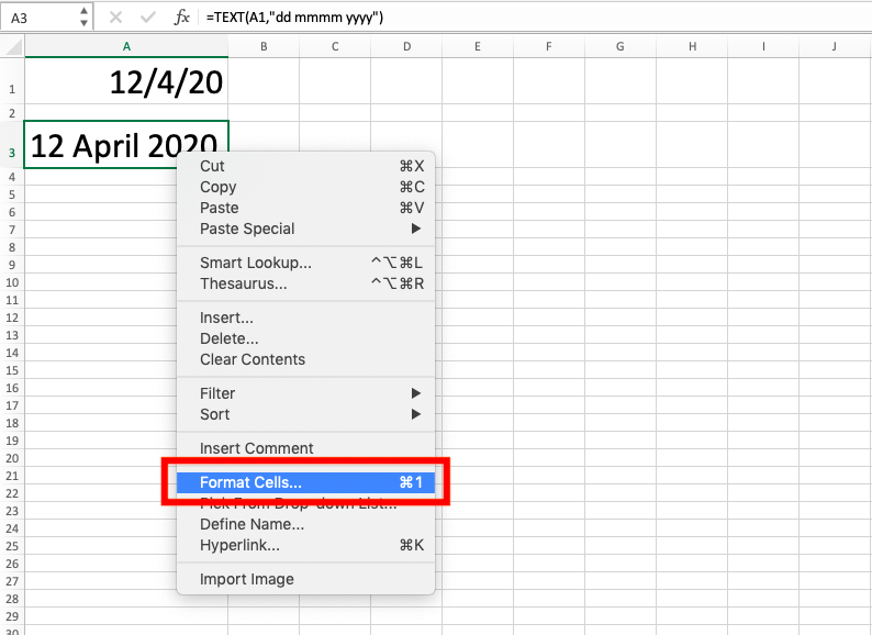 Rumus TEXT Excel - Screenshot Catatan Tambahan 1