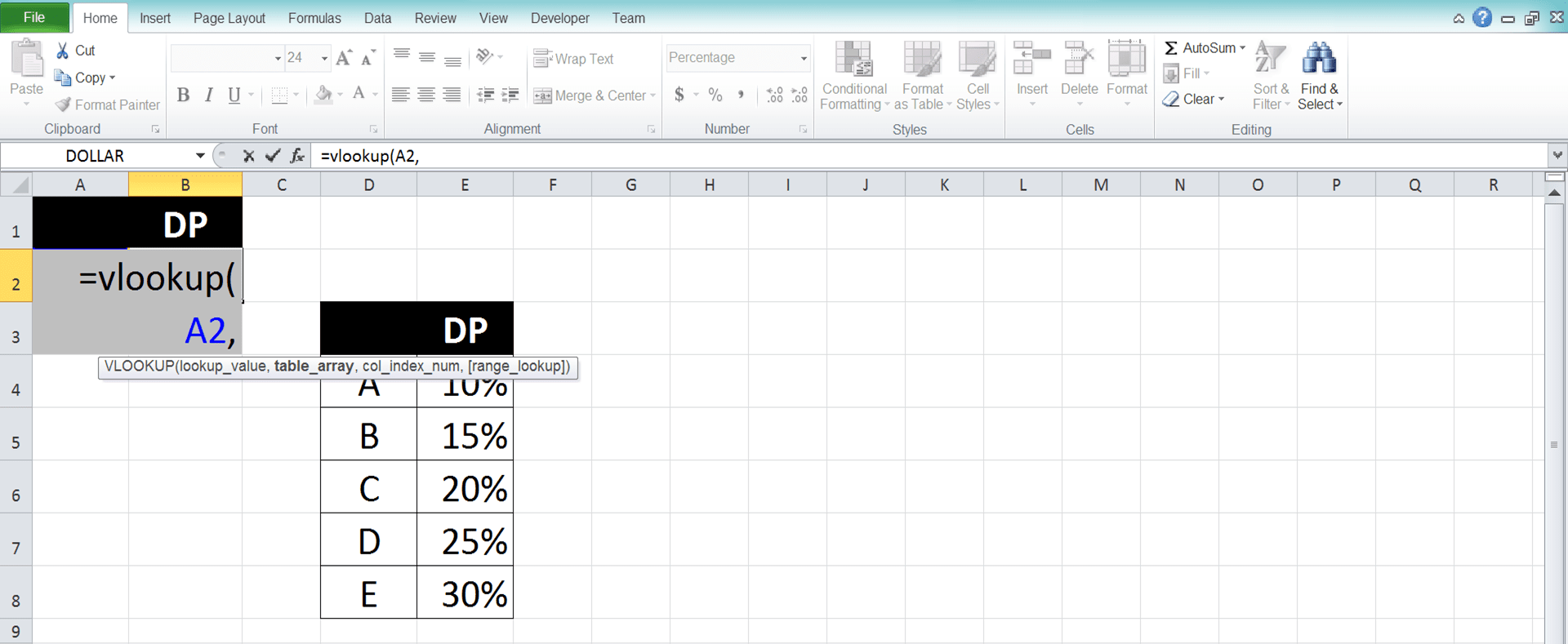 Cara Menggunakan Rumus VLOOKUP dan HLOOKUP di Excel: Fungsi, Contoh, dan Penggunaannya - Screenshot Langkah VLOOKUP 3