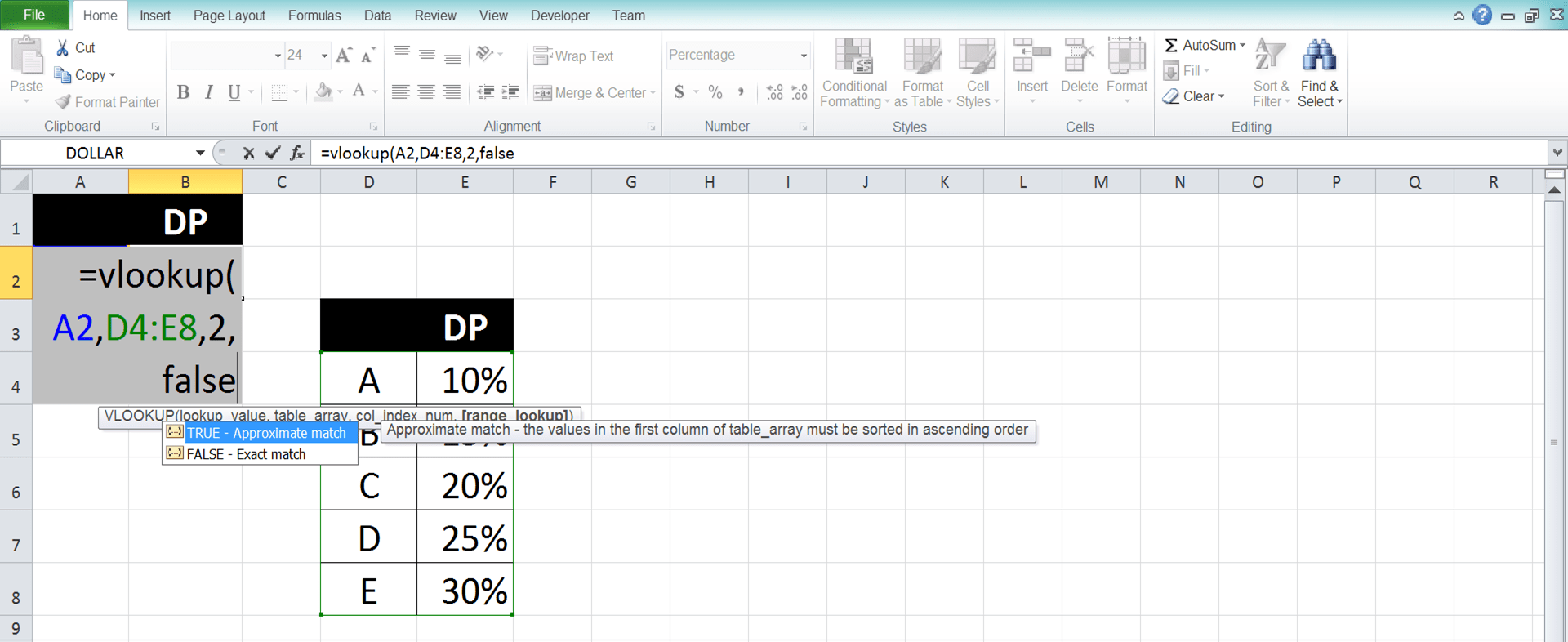 Cara Menggunakan Rumus VLOOKUP dan HLOOKUP di Excel: Fungsi, Contoh, dan Penggunaannya - Screenshot Langkah VLOOKUP 6