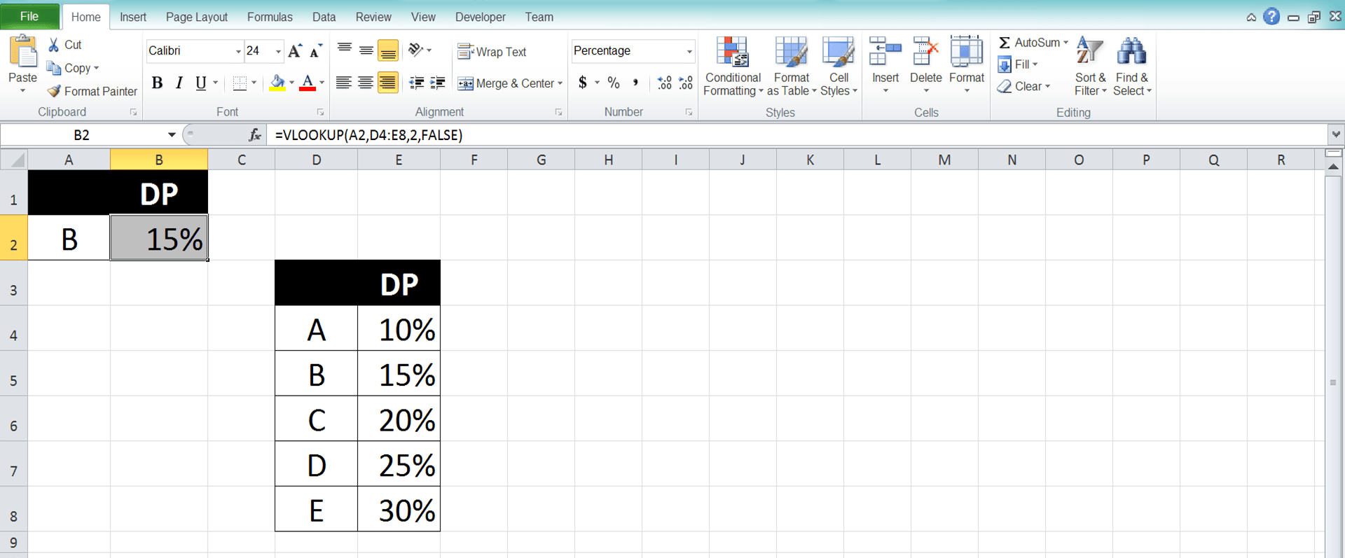Cara Menggunakan Rumus VLOOKUP dan HLOOKUP di Excel: Fungsi, Contoh, dan Penggunaannya - Screenshot Langkah VLOOKUP 9