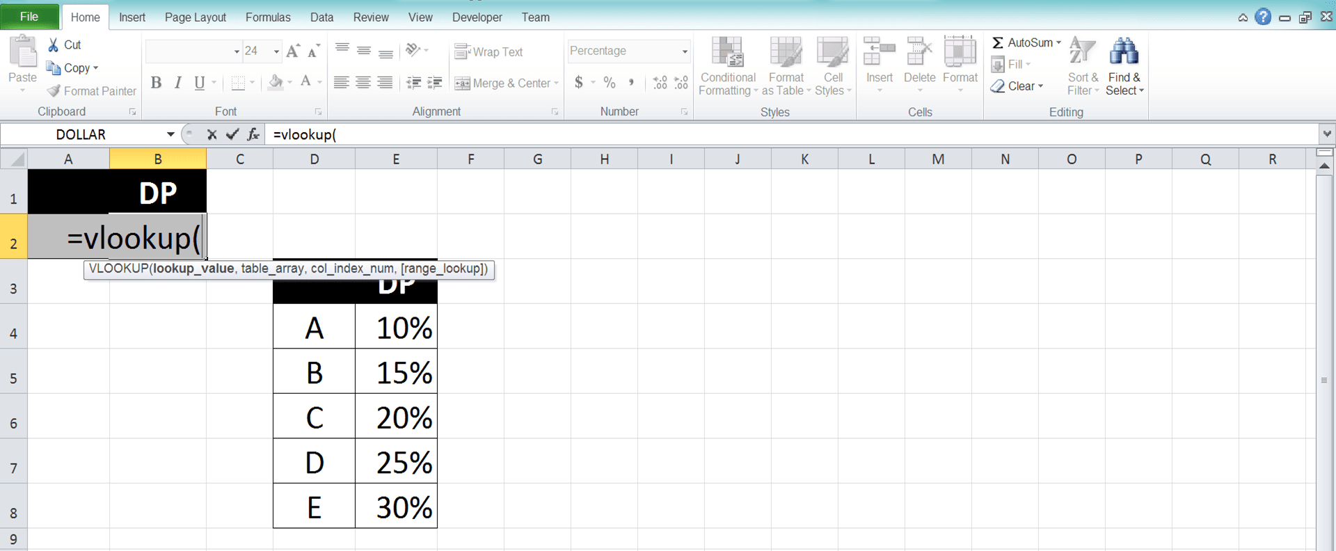 Rumus VLOOKUP Excel: Fungsi, Contoh, dan Cara Menggunakan - Screenshot Langkah 2