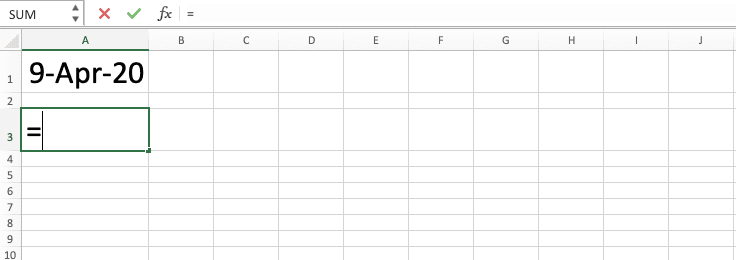 Cara Menggunakan Rumus YEAR Excel: Fungsi, Contoh, dan Langkah Penulisan - Screenshot Langkah 1