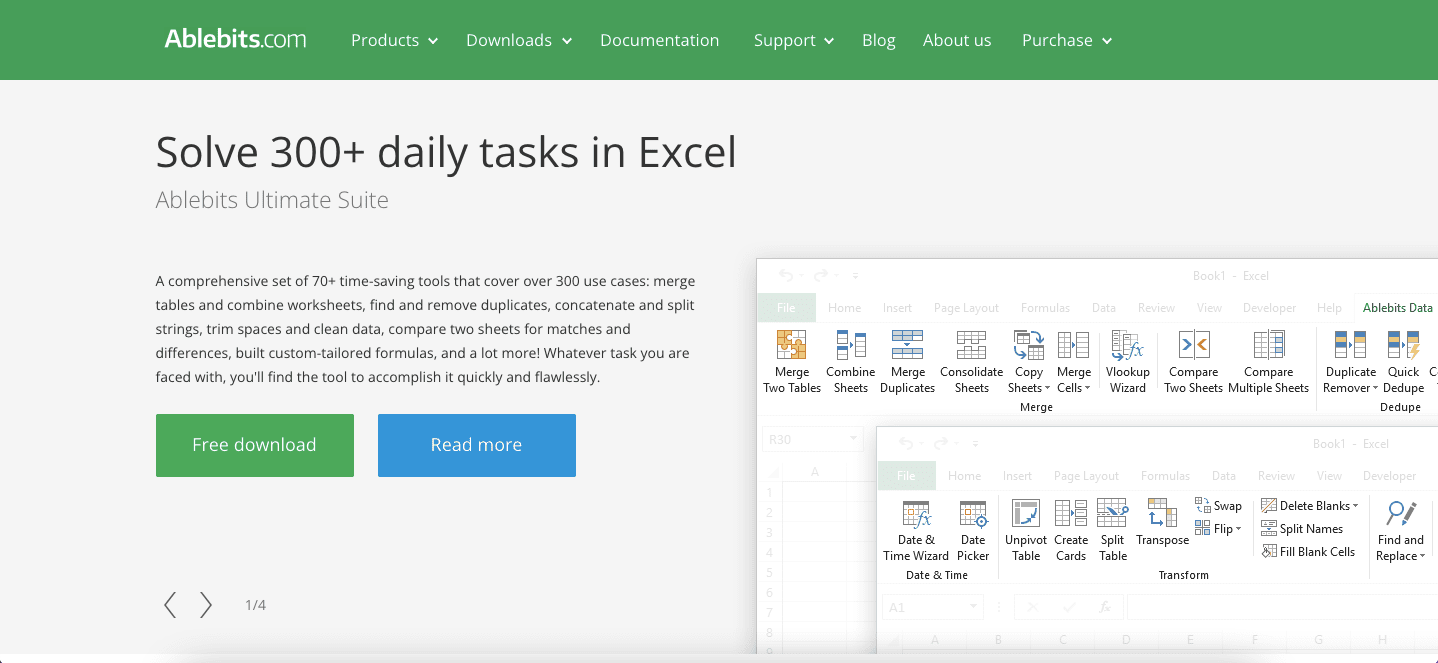 12 Add-In Excel Terbaik di 2025 - Screenshot Ablebits