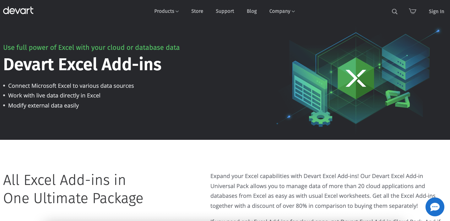 12 Add-In Excel Terbaik di 2025 - Screenshot Devart