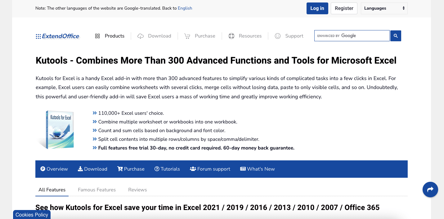 12 Add-In Excel Terbaik di 2025 - Screenshot Kutools