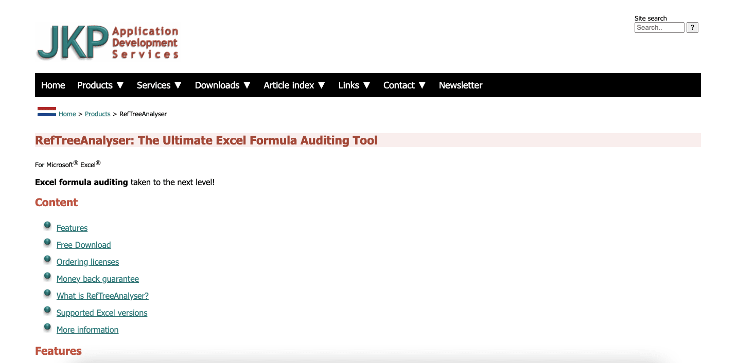 12 Add-In Excel Terbaik di 2025 - Screenshot RefTreeAnalyser