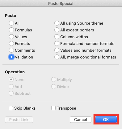 Data Validation di Excel: Fungsi dan Cara Menggunakannya - Screenshot Langkah Menyalin Data Validation 6
