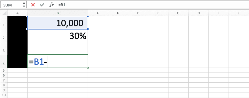 Cara Menghitung Diskon di Excel: Penulisan Rumus dan Contoh - Screenshot Langkah 1-2