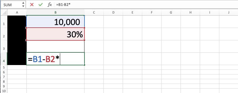 Cara Menghitung Diskon di Excel: Penulisan Rumus dan Contoh - Screenshot Langkah 1-3-1