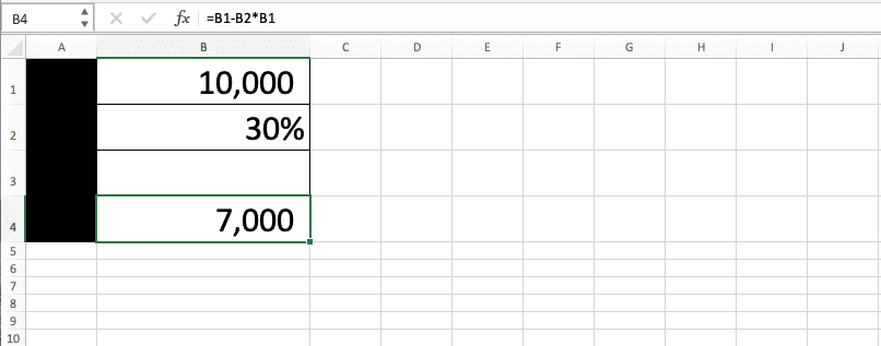 Cara Menghitung Diskon di Excel: Penulisan Rumus dan Contoh - Screenshot Langkah 1-6