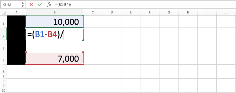 Cara Menghitung Diskon di Excel: Penulisan Rumus dan Contoh - Screenshot Langkah 2-4