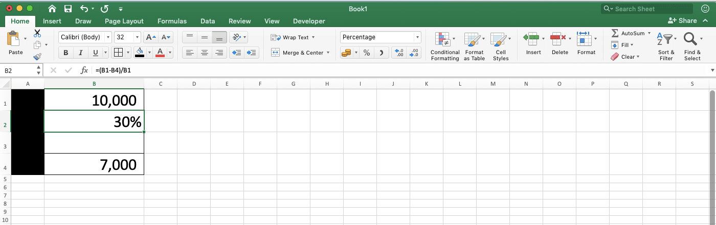Cara Menghitung Diskon di Excel: Penulisan Rumus dan Contoh - Screenshot Langkah 2-8