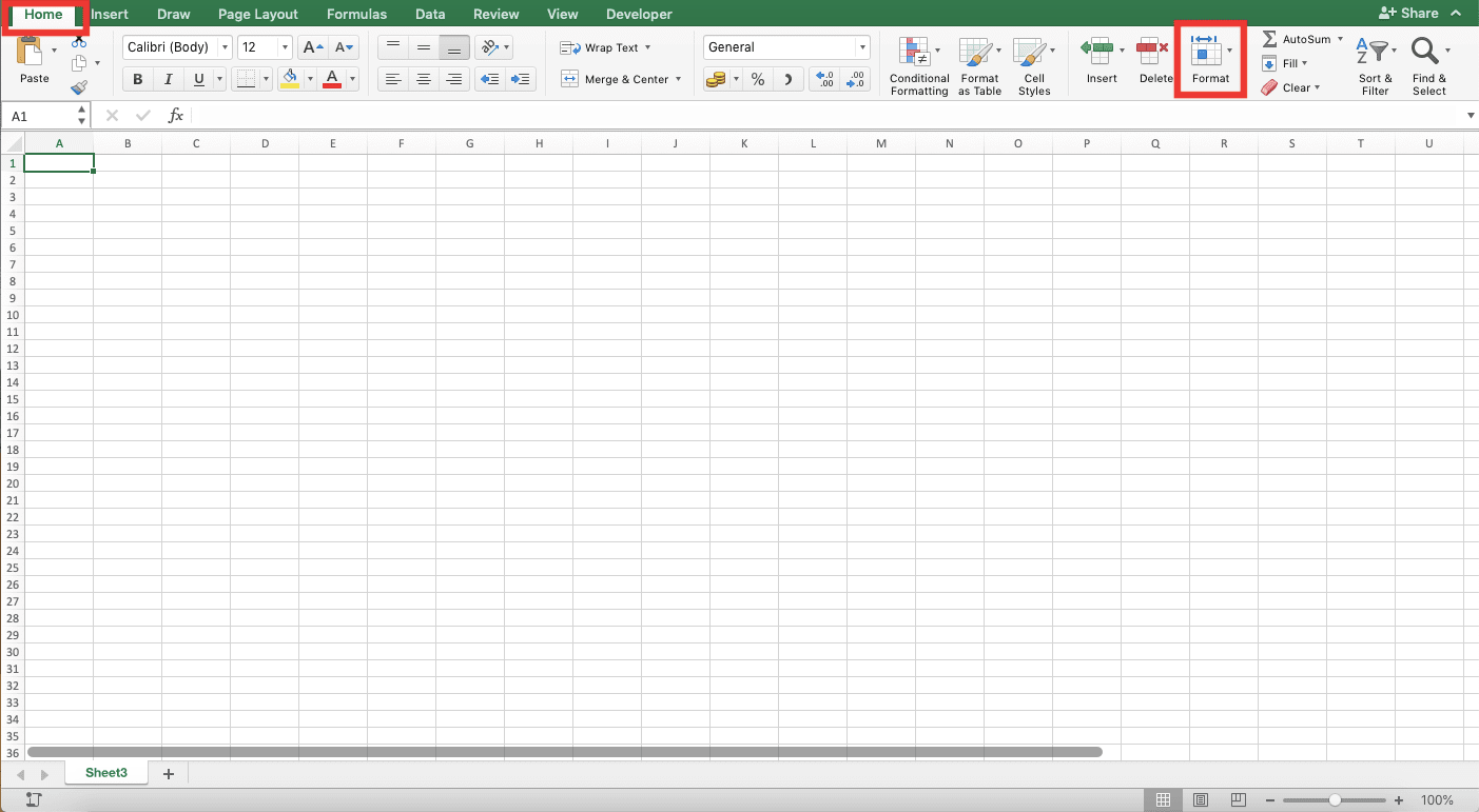 Cara Memunculkan Sheet Pada Excel - Screenshot Langkah 1-1