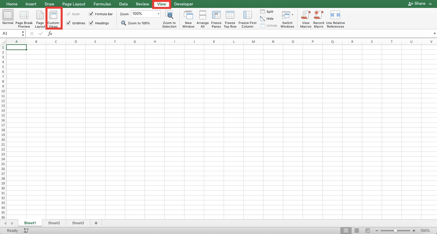 Cara Memunculkan Sheet Pada Excel - Screenshot Langkah 3-1-2