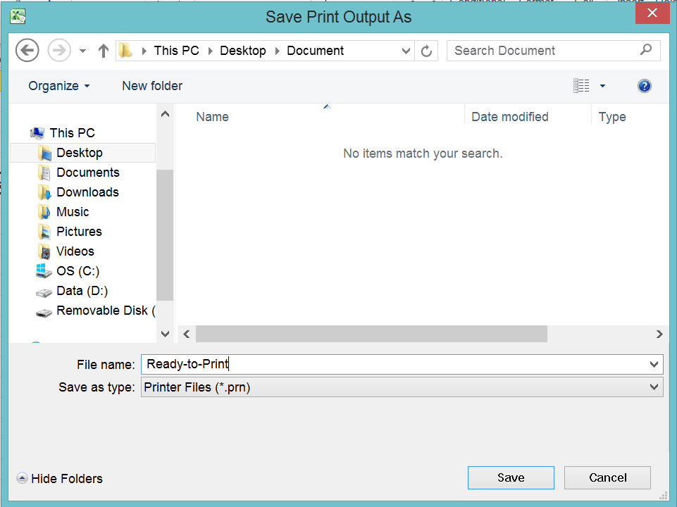 Cara Print Excel Agar Tidak Terpotong, Rapi, dan Full Kertas - Screenshot Cara Print Menjadi File, Langkah 4