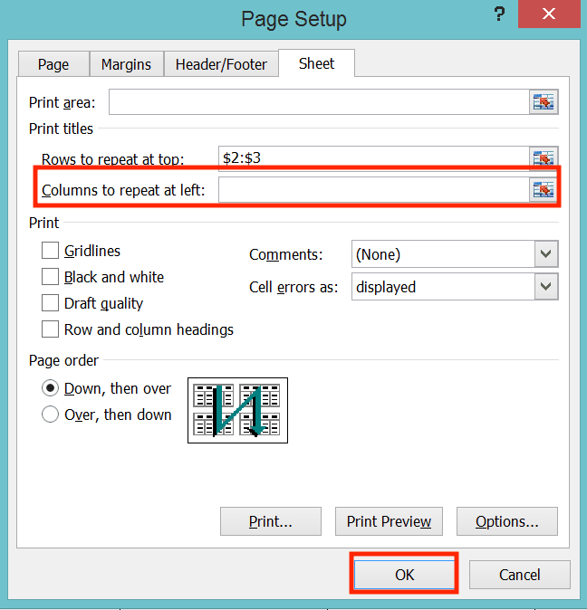 Cara Print Excel Agar Tidak Terpotong, Rapi, dan Full Kertas - Screenshot Cara Print Excel dengan Judul, Langkah 4