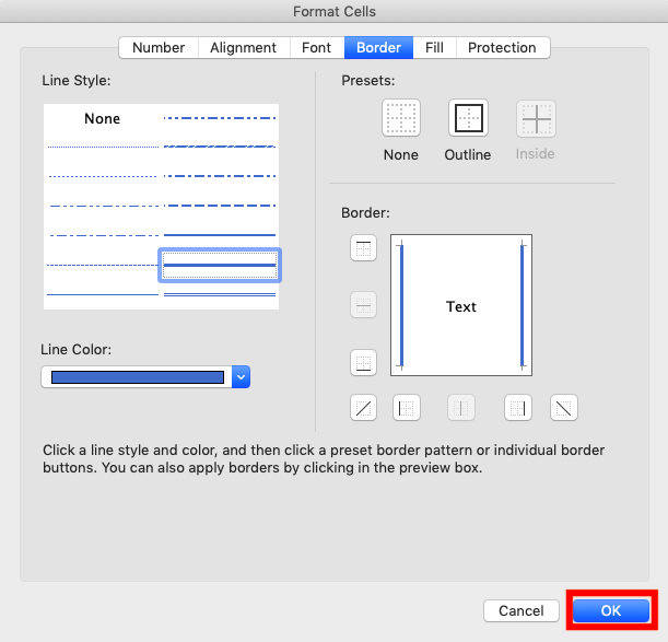 Cara Menambah Garis (Border) di Excel - Screenshot Cara Membuat dan Menyimpan Custom Border Style, Langkah 4