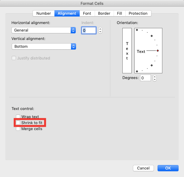 Arti dan Cara Menghilangkan Tanda Pagar di Excel - Screenshot Langkah Shrink to Fit 3